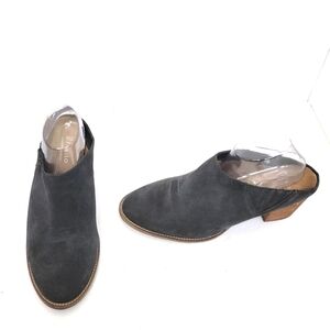 Blondo Norwich Mules Slip On Shoes Grey Suede Leather Waterproof Size 12